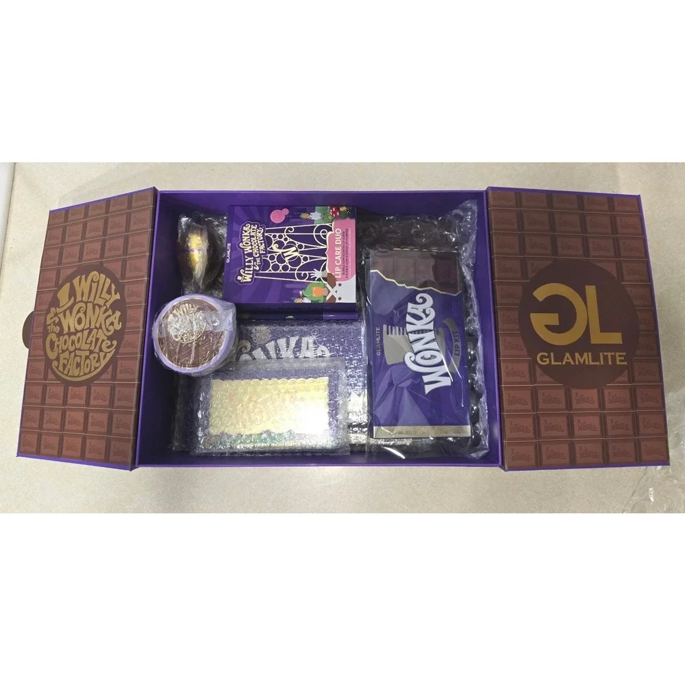 Glamlite x Willy Wonka & The Chocolate Factory Full Makeup Collection PR Box Set